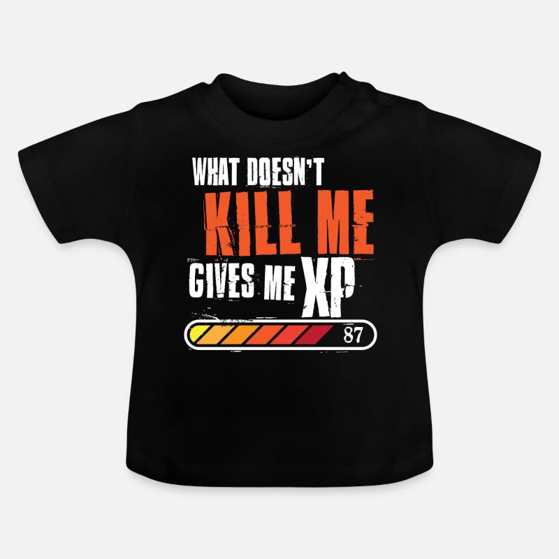 Gamer - T-shirt bio col rond Bébé - noir