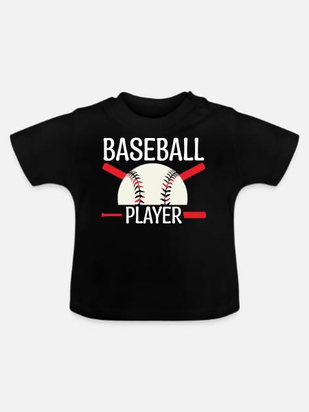 baseballspieler. Baseball-Trainer. - Baby Bio-T-Shirt mit Rundhals - Schwarz