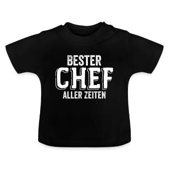 Bester Chef aller Zeiten - Firmenchef Geschenk - - T-shirt bio col rond Bébé - noir - Devant