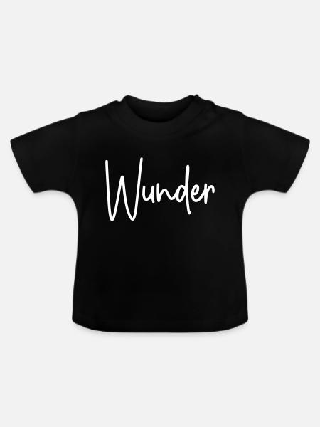 Wunder - Baby Bio-T-Shirt mit Rundhals - Schwarz