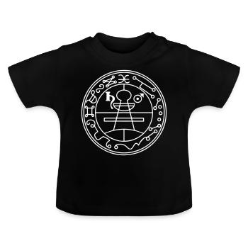 Sceau secret Salomon Magie, Occultisme, Amulette - T-shirt bio col rond Bébé - noir - Devant