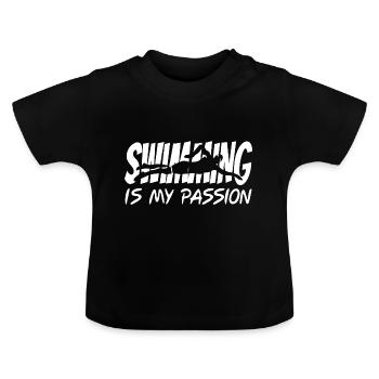 NAGER - T-shirt bio col rond Bébé - noir - Devant
