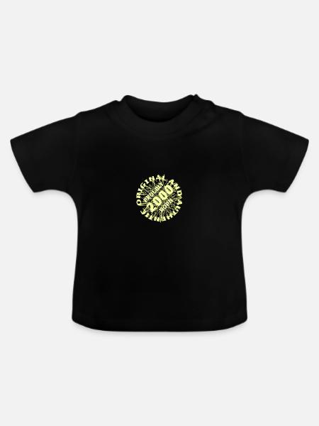 Original 2000 - Baby Bio-T-Shirt mit Rundhals - Schwarz