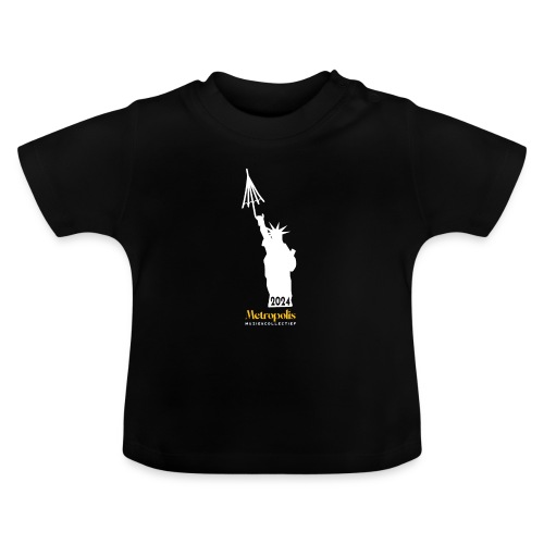 New York Umbrella - Baby biologisch T-shirt met ronde hals