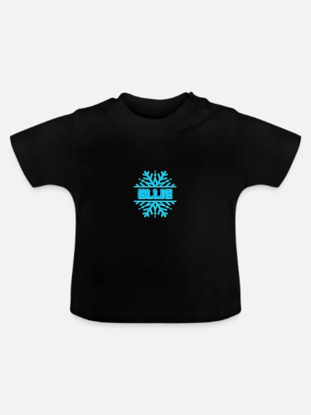 Ellie Ellie - Baby Bio-T-Shirt mit Rundhals - Schwarz