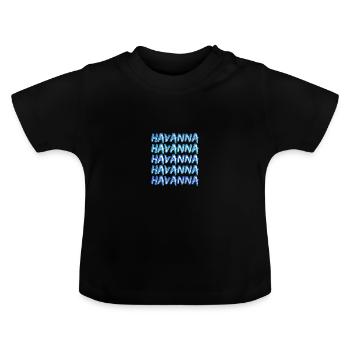 Voyage La Havane - T-shirt bio col rond Bébé - noir - Devant