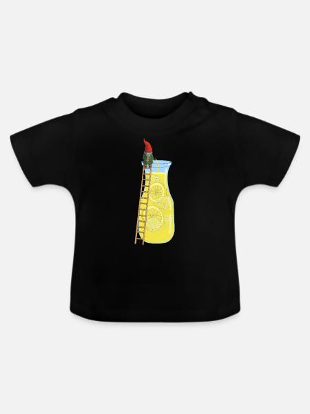 Limozwerg - Baby Bio-T-Shirt mit Rundhals - Schwarz