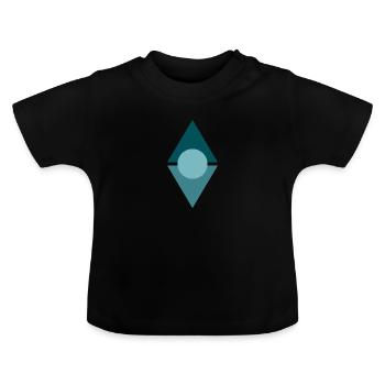 Busfahrer Transport Bus - Baby Bio-T-Shirt mit Rundhals - Schwarz - Vorne