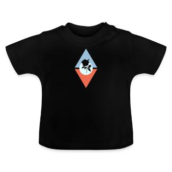 Florist Floristik Botanisch - Baby Bio-T-Shirt mit Rundhals - Schwarz - Vorne