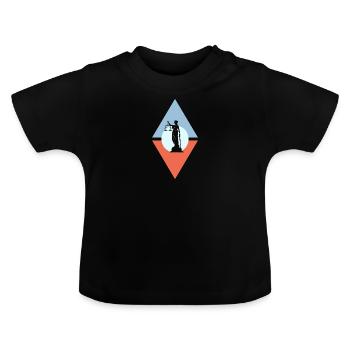 Richter Anwalt - Baby Bio-T-Shirt mit Rundhals - Schwarz - Vorne