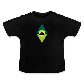 Jetski Wakeskate Jet Ski - T-shirt bio col rond Bébé - noir - Devant