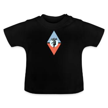 Climbing Crampons Climbing Monkey - T-shirt bio col rond Bébé - noir - Devant
