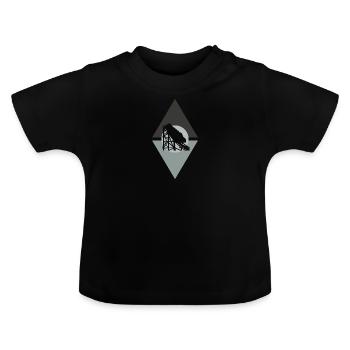 Achterbahn Lukas - Baby Bio-T-Shirt mit Rundhals - Schwarz - Vorne