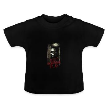 zombie shirt - Baby Bio-T-Shirt mit Rundhals - Schwarz - Vorne
