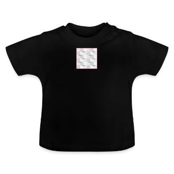optische Täuschung - Poster - Baby Bio-T-Shirt mit Rundhals - Schwarz - Vorne
