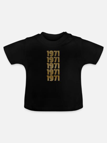 19 - Baby Bio-T-Shirt mit Rundhals - Schwarz