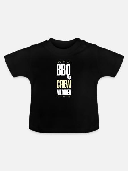 Bbq Crew - Baby Bio-T-Shirt mit Rundhals - Schwarz