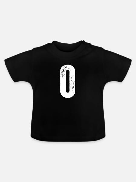 O - Baby Bio-T-Shirt mit Rundhals - Schwarz