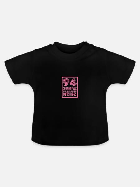 Spruch 94 - Baby Bio-T-Shirt mit Rundhals - Schwarz
