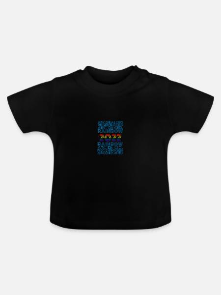 2022 - Baby Bio-T-Shirt mit Rundhals - Schwarz