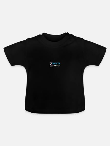 Onkologe Onkologieschwester - Baby Bio-T-Shirt mit Rundhals - Schwarz