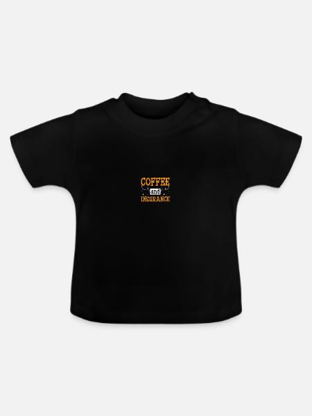 Versicherungsagent - Baby Bio-T-Shirt mit Rundhals - Schwarz