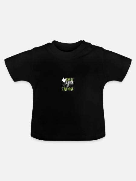 Paranormaler Ermittler Geisterjäger - Baby Bio-T-Shirt mit Rundhals - Schwarz