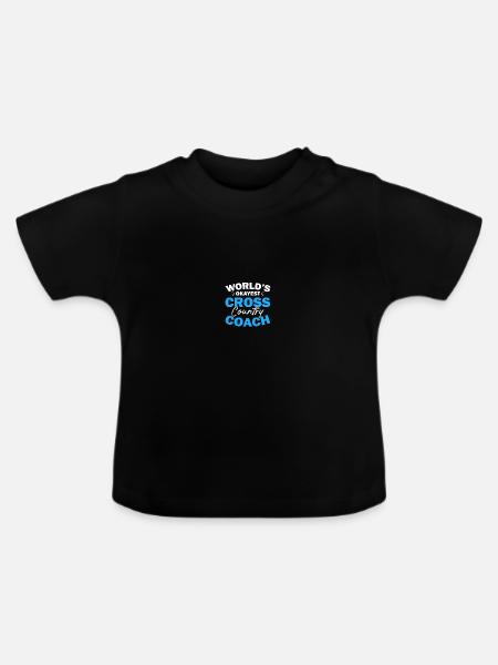 Cross Country Trainer - Baby Bio-T-Shirt mit Rundhals - Schwarz