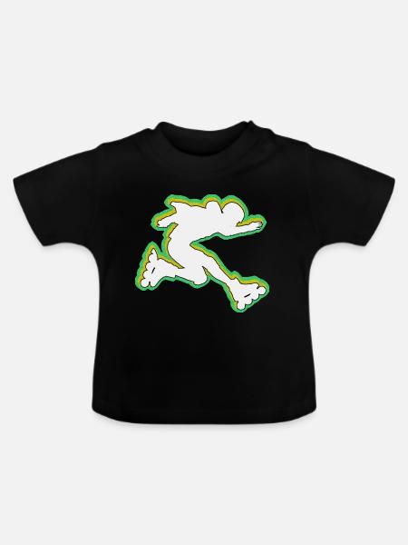 Rollerblades Rollerblades - Baby Bio-T-Shirt mit Rundhals - Schwarz