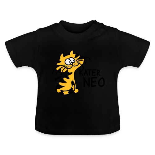 kater neo final c - Baby Bio-T-Shirt mit Rundhals