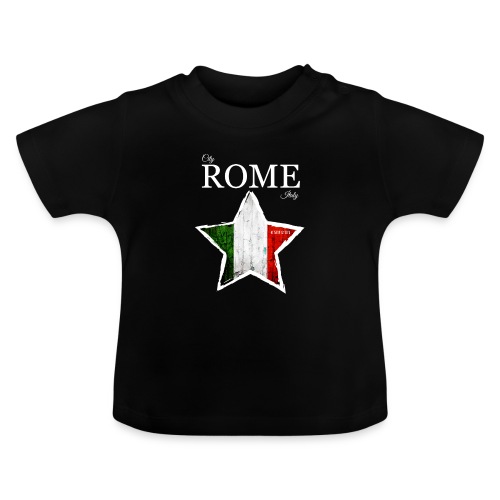 ROME - Baby Organic T-Shirt with Round Neck
