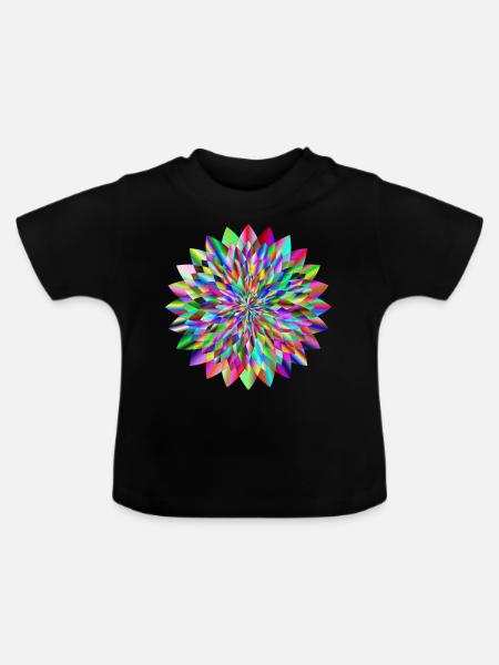 Bunt - Baby Bio-T-Shirt mit Rundhals - Schwarz