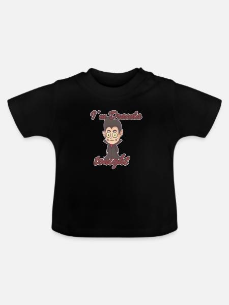Dracula - Baby Bio-T-Shirt mit Rundhals - Schwarz