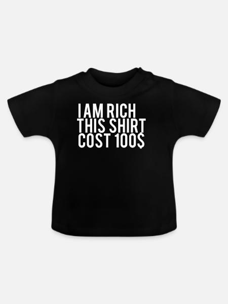 Rich Rich - T-shirt bio col rond Bébé - noir