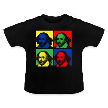 SHAKESPEARE - T-shirt bio col rond Bébé - noir - Devant