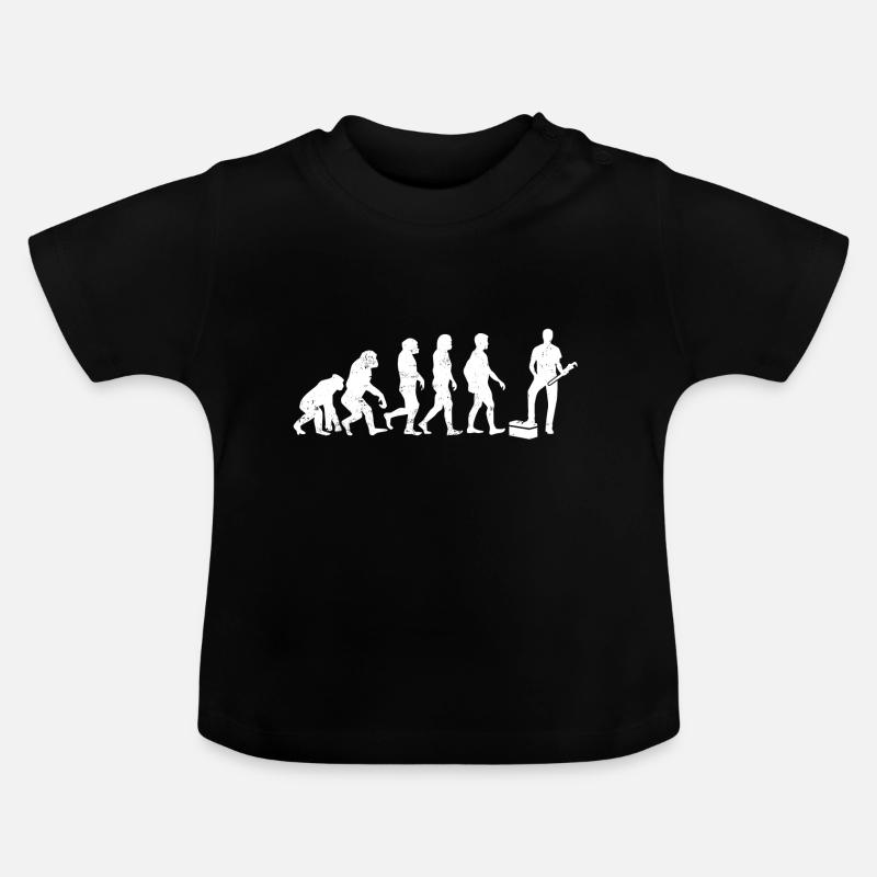 Evolution Plumber - Baby Bio-T-Shirt mit Rundhals - Schwarz
