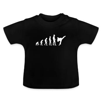 MMA - Baby Bio-T-Shirt mit Rundhals - Schwarz - Vorne