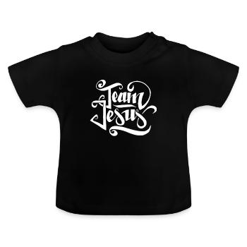 Team Jesus - T-shirt bio col rond Bébé - noir - Devant