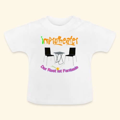 Der Rest ist Fantasie - Baby Bio-T-Shirt mit Rundhals