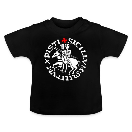 Templer Siegel 2 Ritter - Baby Bio-T-Shirt mit Rundhals