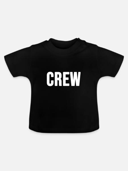 BESATZUNG - Baby Bio-T-Shirt mit Rundhals - Schwarz