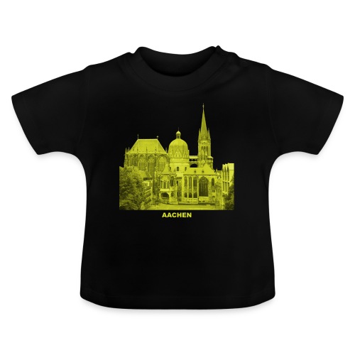 Aachen NRW Nordrhein-Westfalen Dom Kaiserstadt - Baby Bio-T-Shirt mit Rundhals