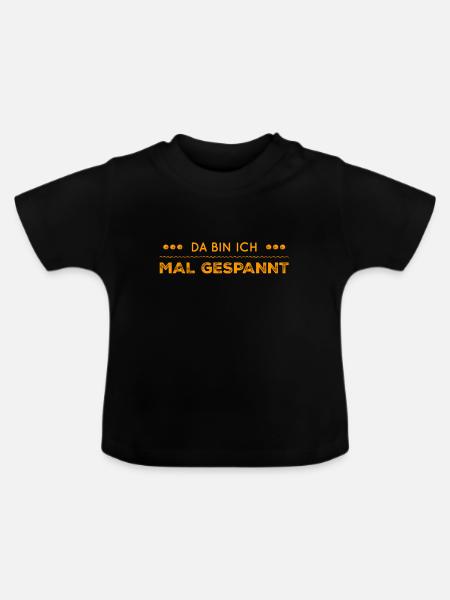 voller Hoffnung - Baby Bio-T-Shirt mit Rundhals - Schwarz