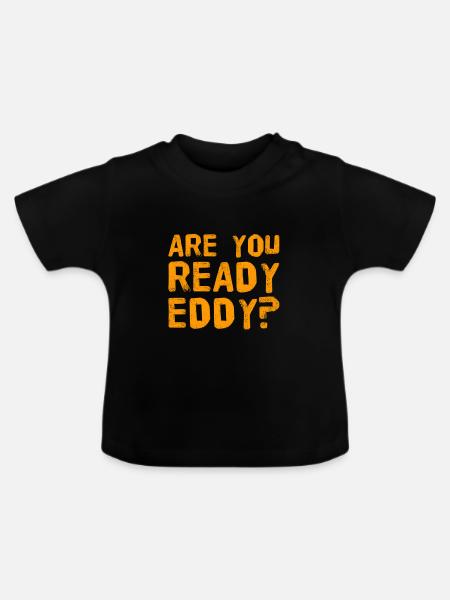 are you ready? - Baby Bio-T-Shirt mit Rundhals - Schwarz
