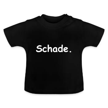Too bad. - Baby Organic T-Shirt with Round Neck - black - Front