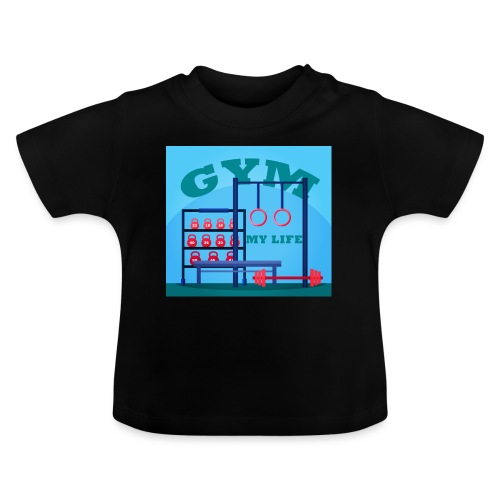 GYM - Vauvan luomu-t-paita, jossa pyöreä pääntie
