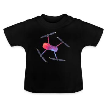 Drone - drone - T-shirt bio col rond Bébé - noir - Devant