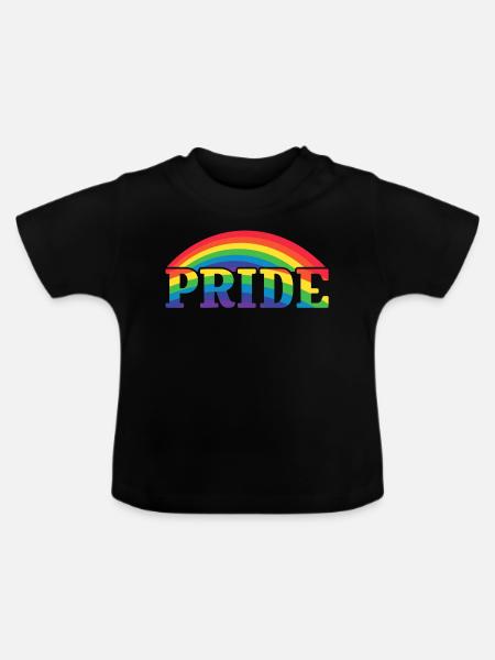 Stolz Lgbt - Baby Bio-T-Shirt mit Rundhals - Schwarz