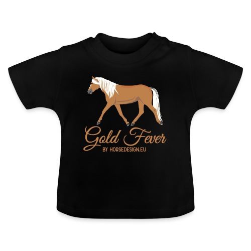 Gold fever - Haflinger - Baby Bio-T-Shirt mit Rundhals