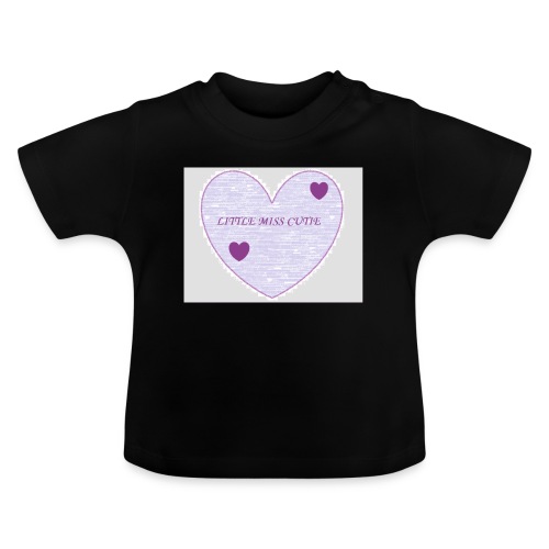 Little_miss_cutie_4 - Baby biologisch T-shirt met ronde hals